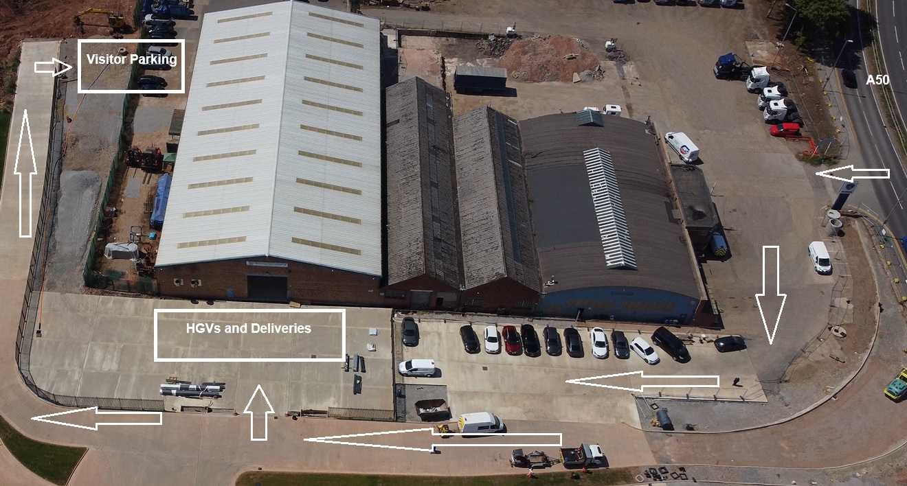 Temporary Site Entrance